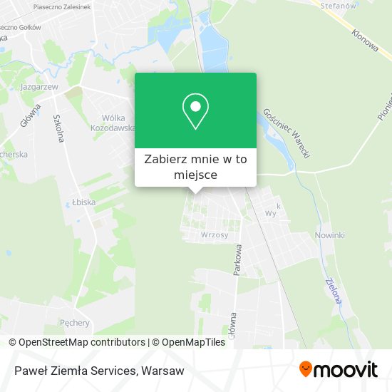 Mapa Paweł Ziemła Services