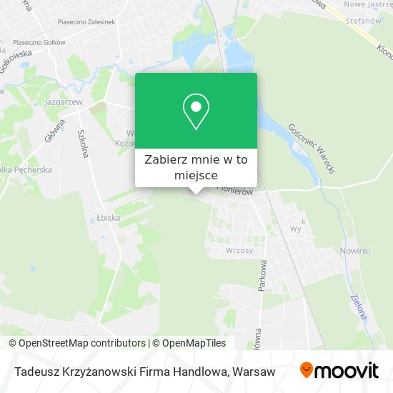 Mapa Tadeusz Krzyżanowski Firma Handlowa