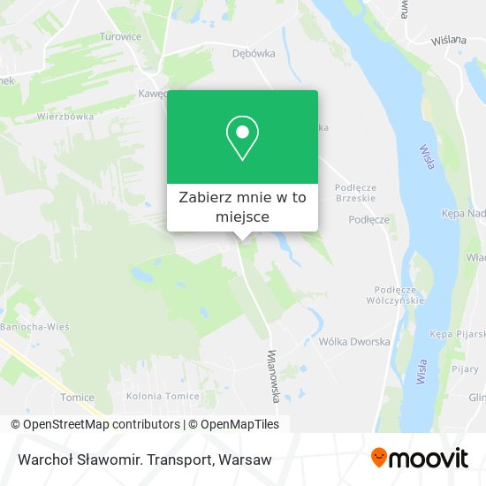 Mapa Warchoł Sławomir. Transport