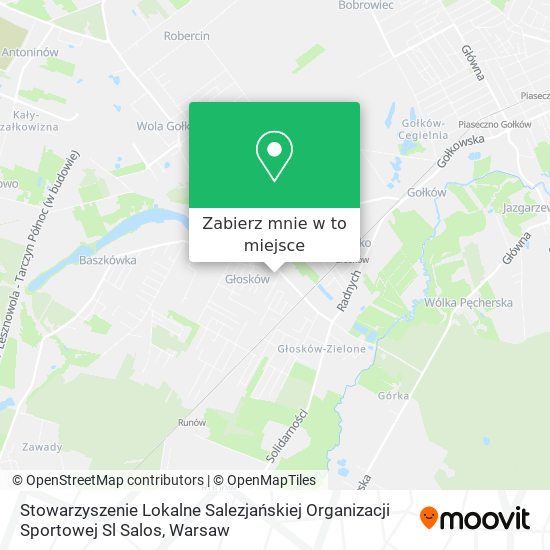 Mapa Stowarzyszenie Lokalne Salezjańskiej Organizacji Sportowej Sl Salos