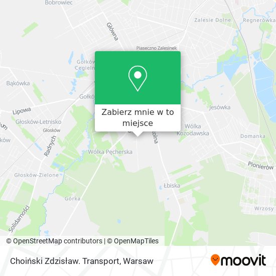 Mapa Choiński Zdzisław. Transport