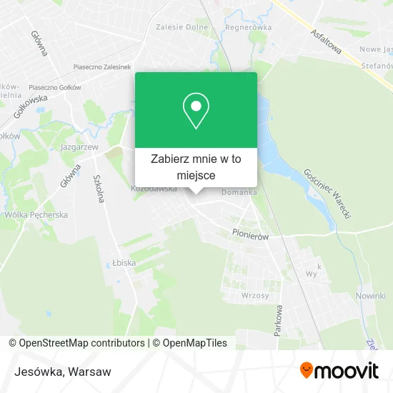 Mapa Jesówka