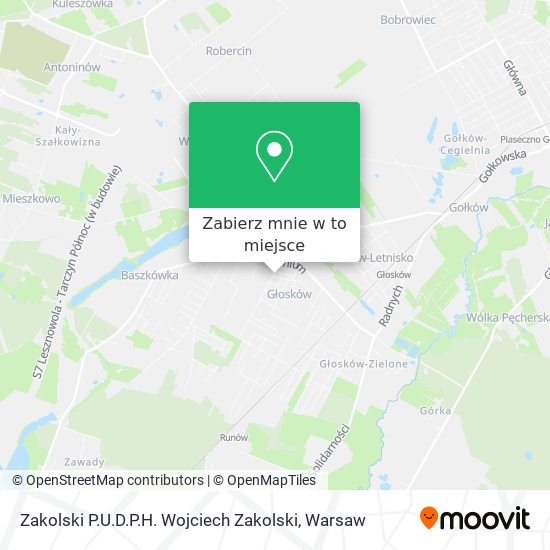 Mapa Zakolski P.U.D.P.H. Wojciech Zakolski