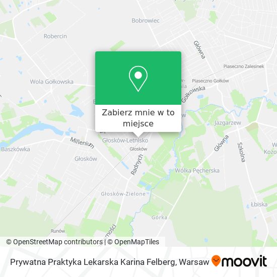 Mapa Prywatna Praktyka Lekarska Karina Felberg