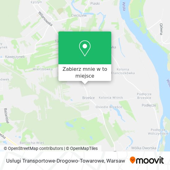 Mapa Usługi Transportowe-Drogowo-Towarowe