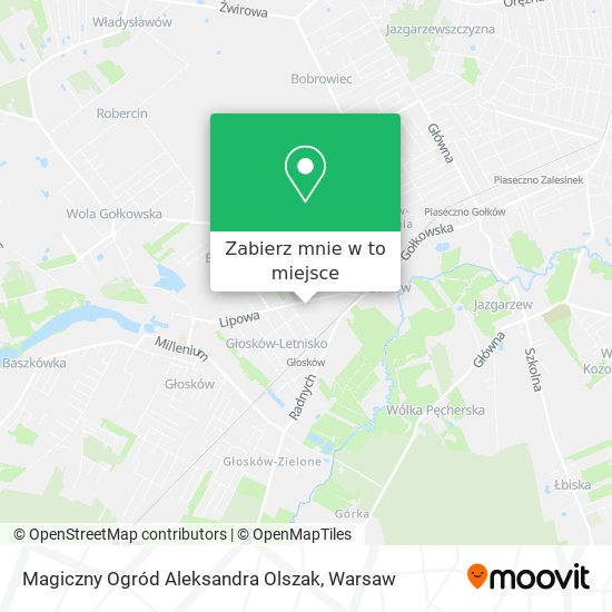 Mapa Magiczny Ogród Aleksandra Olszak