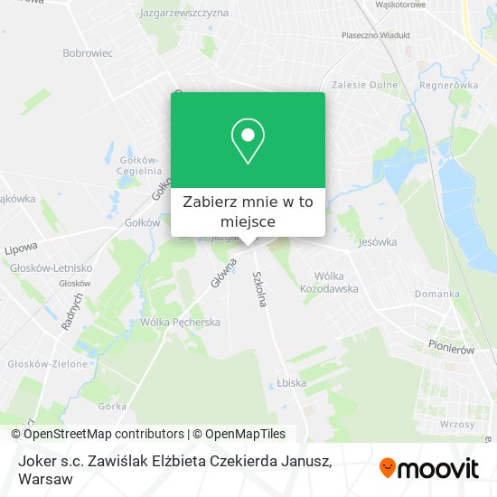 Mapa Joker s.c. Zawiślak Elżbieta Czekierda Janusz