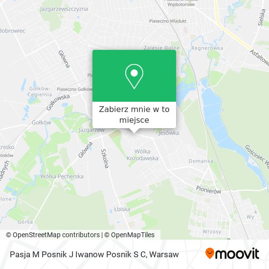 Mapa Pasja M Posnik J Iwanow Posnik S C