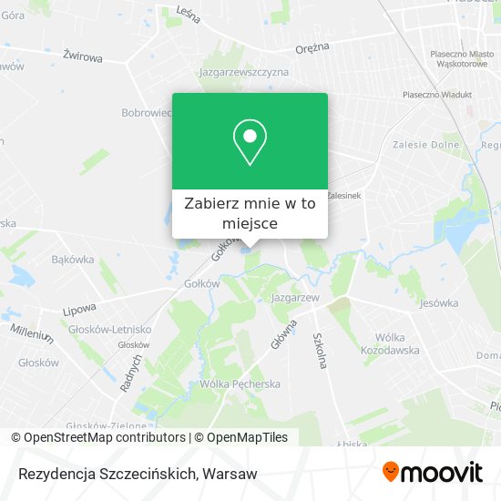 Mapa Rezydencja Szczecińskich