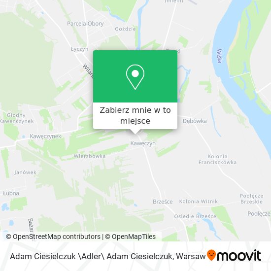 Mapa Adam Ciesielczuk \Adler\ Adam Ciesielczuk