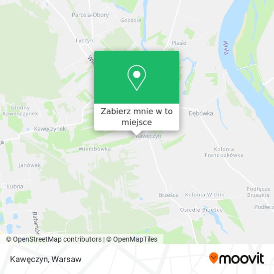 Mapa Kawęczyn