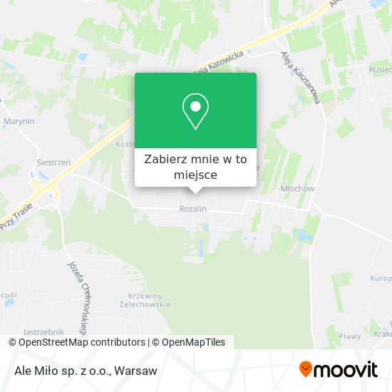 Mapa Ale Miło sp. z o.o.