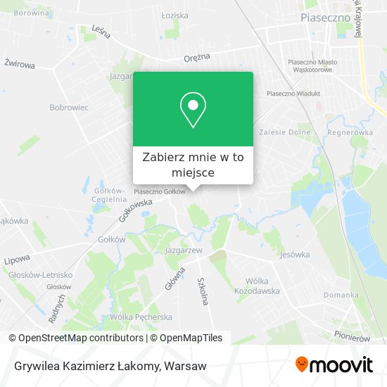 Mapa Grywilea Kazimierz Łakomy