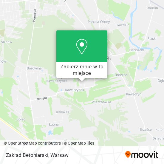 Mapa Zakład Betoniarski