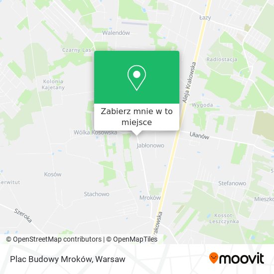 Mapa Plac Budowy Mroków