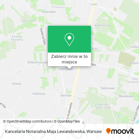 Mapa Kancelaria Notarialna Maja Lewandowska