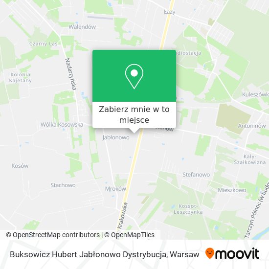 Mapa Buksowicz Hubert Jabłonowo Dystrybucja