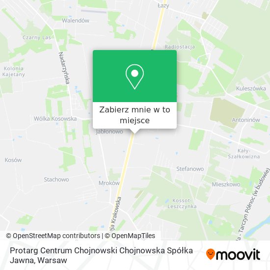 Mapa Protarg Centrum Chojnowski Chojnowska Spółka Jawna