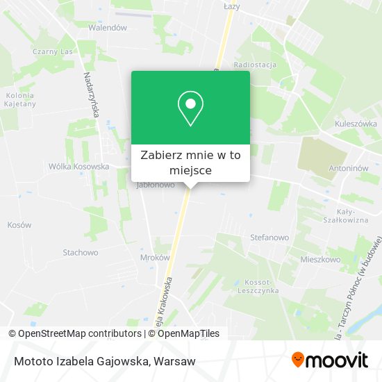 Mapa Mototo Izabela Gajowska