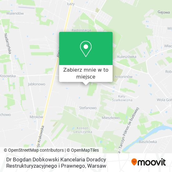 Mapa Dr Bogdan Dobkowski Kancelaria Doradcy Restrukturyzacyjnego i Prawnego