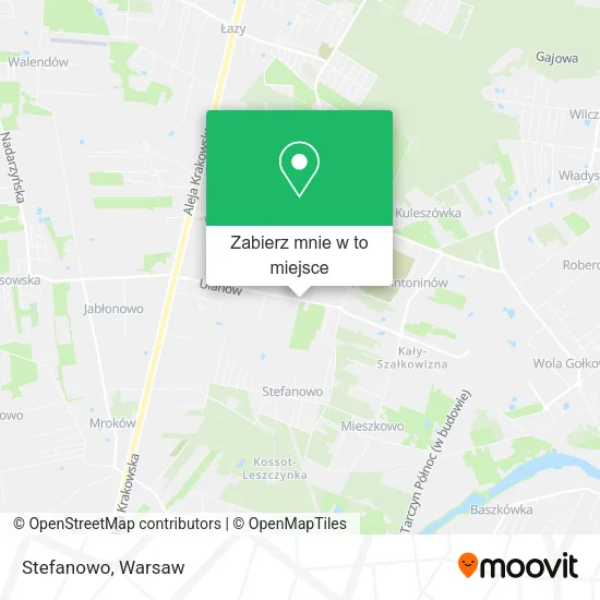 Mapa Stefanowo