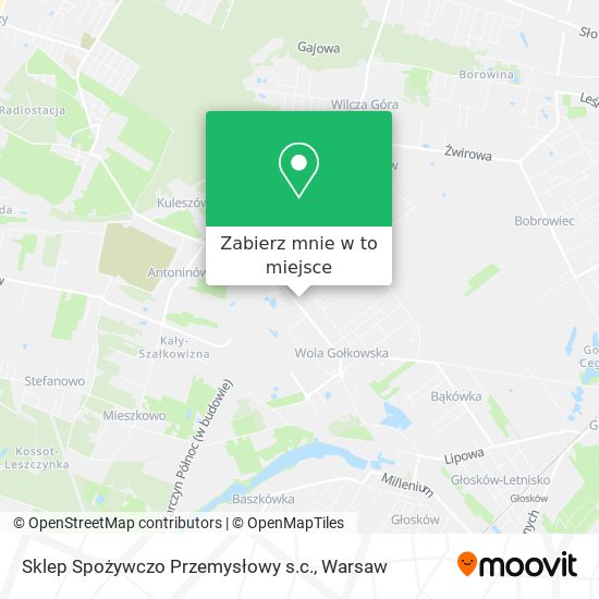 Mapa Sklep Spożywczo Przemysłowy s.c.