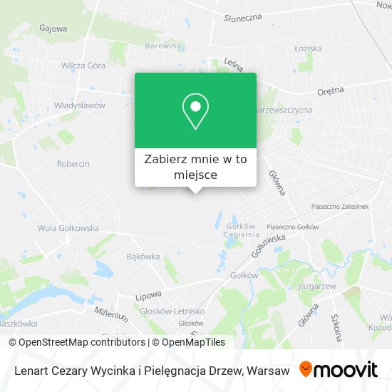 Mapa Lenart Cezary Wycinka i Pielęgnacja Drzew