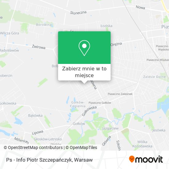 Mapa Ps - Info Piotr Szczepańczyk