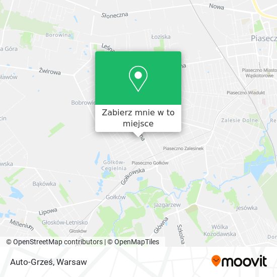 Mapa Auto-Grześ