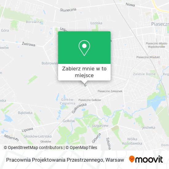 Mapa Pracownia Projektowania Przestrzennego