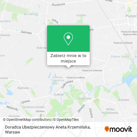 Mapa Doradca Ubezpieczeniowy Aneta Krzemińska