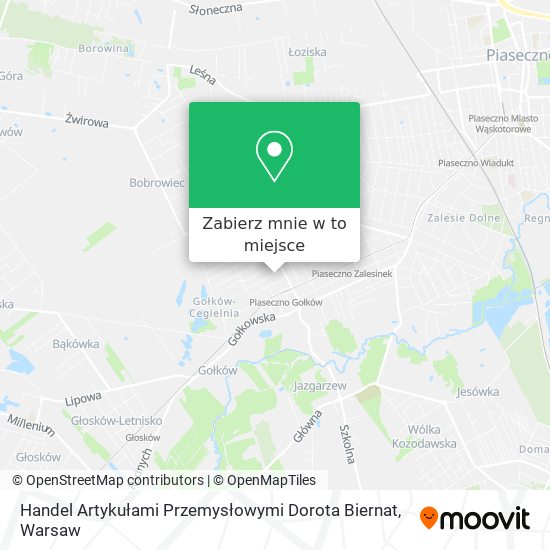 Mapa Handel Artykułami Przemysłowymi Dorota Biernat