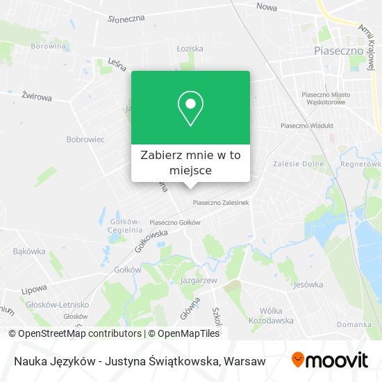 Mapa Nauka Języków - Justyna Świątkowska