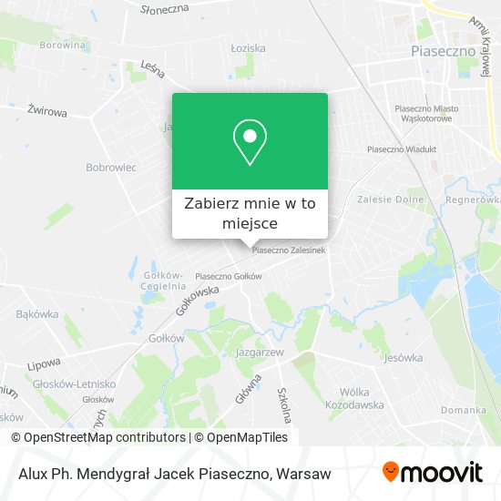 Mapa Alux Ph. Mendygrał Jacek Piaseczno