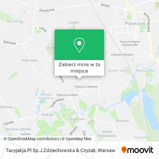 Mapa Tacyjakja.Pl Sp.J.Zdziechowska & Czyżak