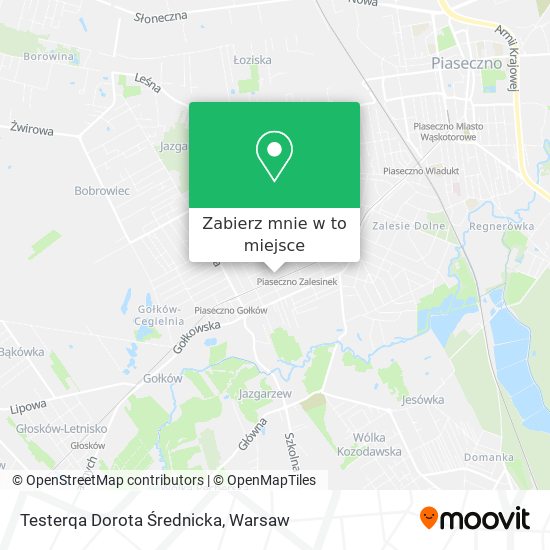 Mapa Testerqa Dorota Średnicka