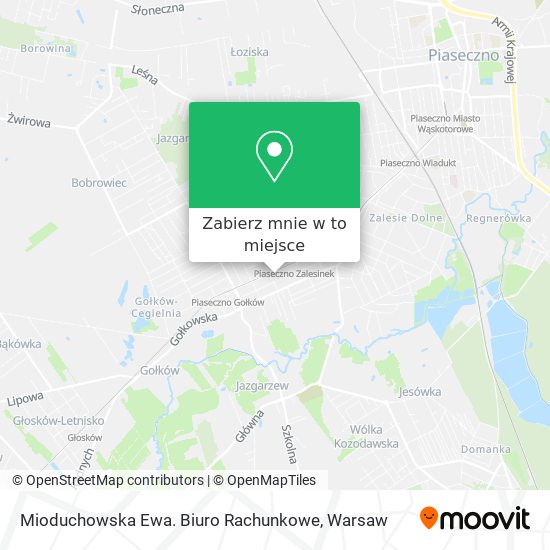 Mapa Mioduchowska Ewa. Biuro Rachunkowe