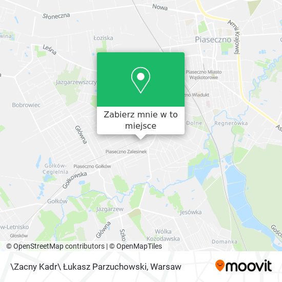 Mapa \Zacny Kadr\ Łukasz Parzuchowski