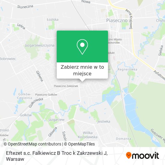 Mapa Eftezet s.c. Falkiewicz B Troc k Zakrzewski J