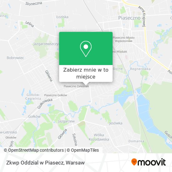 Mapa Zkwp Oddzial w Piasecz