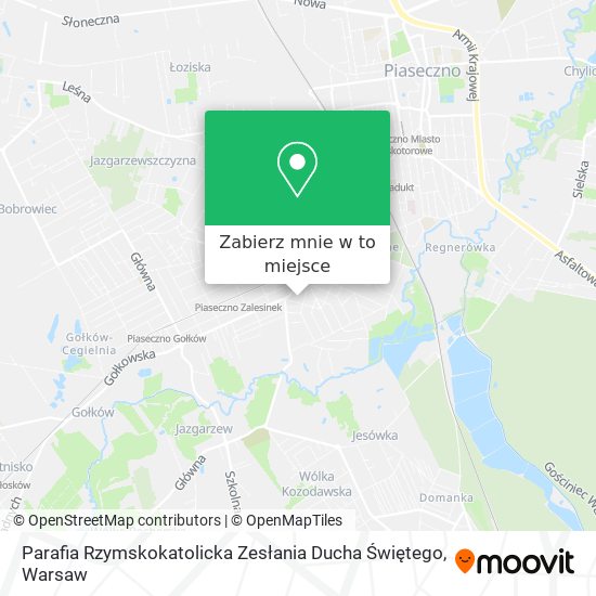 Mapa Parafia Rzymskokatolicka Zesłania Ducha Świętego