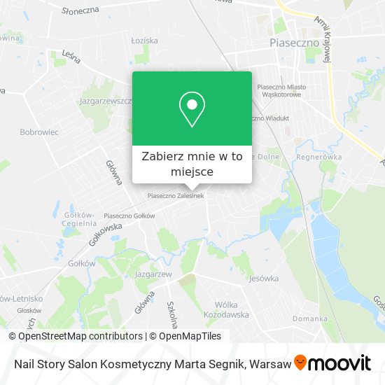 Mapa Nail Story Salon Kosmetyczny Marta Segnik