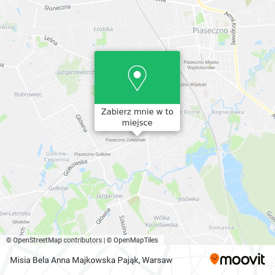 Mapa Misia Bela Anna Majkowska Pająk