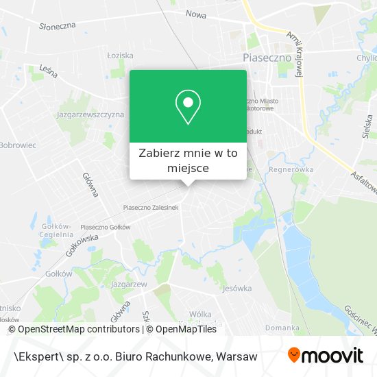 Mapa \Ekspert\ sp. z o.o. Biuro Rachunkowe