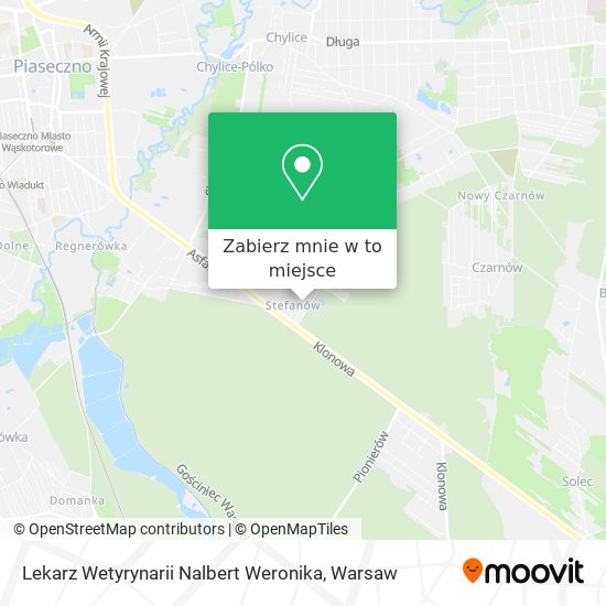 Mapa Lekarz Wetyrynarii Nalbert Weronika