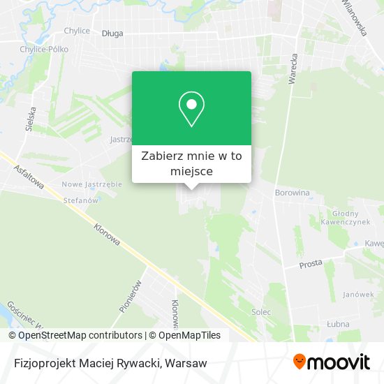 Mapa Fizjoprojekt Maciej Rywacki