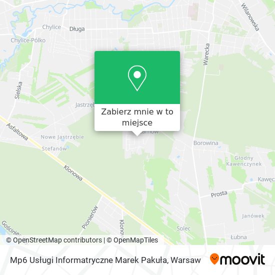 Mapa Mp6 Usługi Informatryczne Marek Pakuła