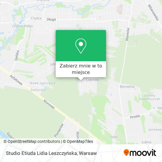 Mapa Studio Etiuda Lidia Leszczyńska