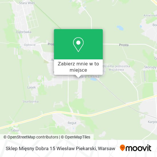 Mapa Sklep Mięsny Dobra 15 Wiesław Piekarski