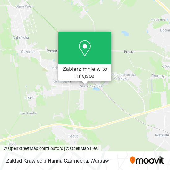 Mapa Zakład Krawiecki Hanna Czarnecka